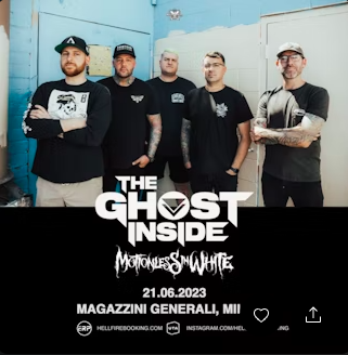 The Ghost Inside + Motionless in White + guest