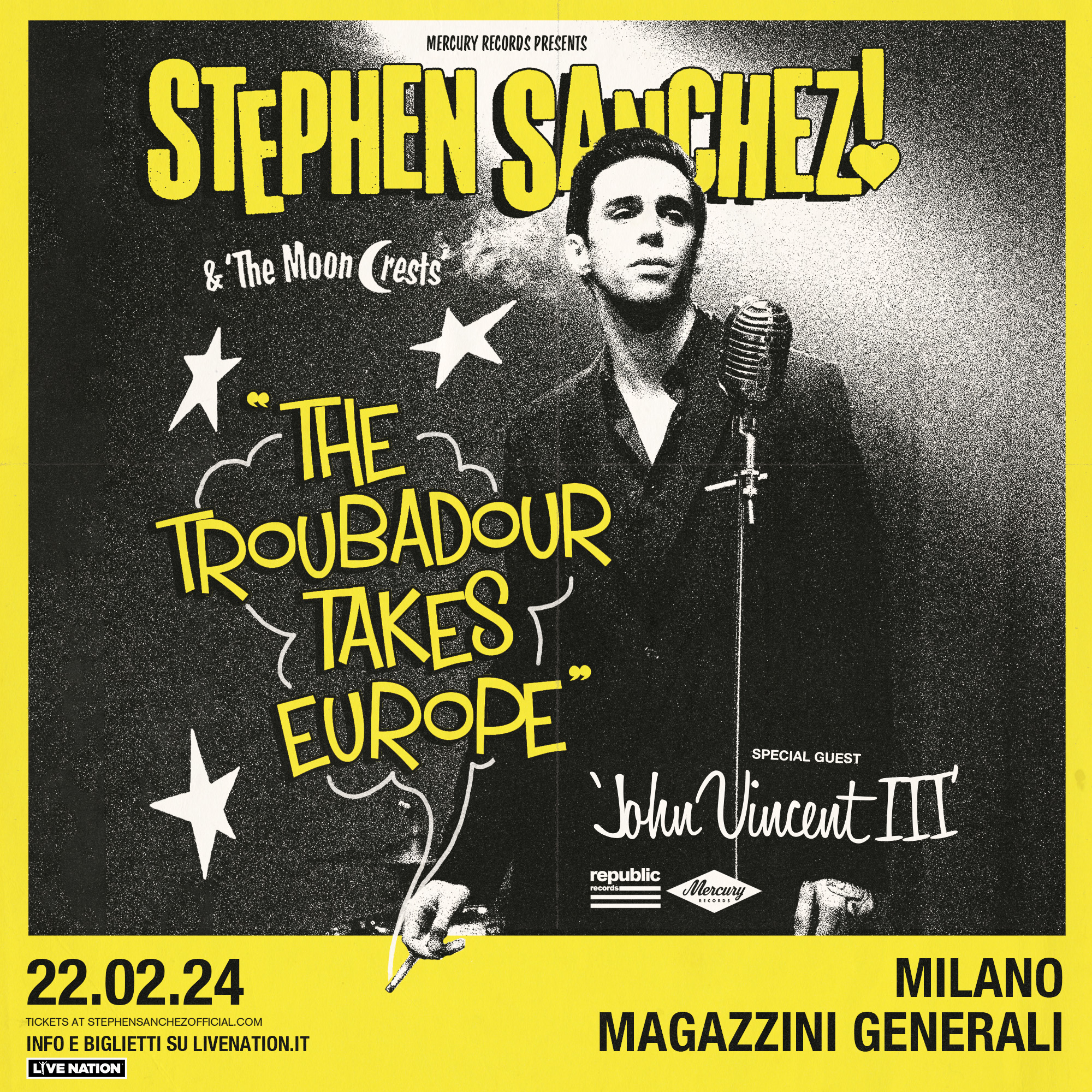 Stephen Sanchez - Magazzini Generali - 22.02.24